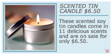 Therepe Scented Soy Tin Candles